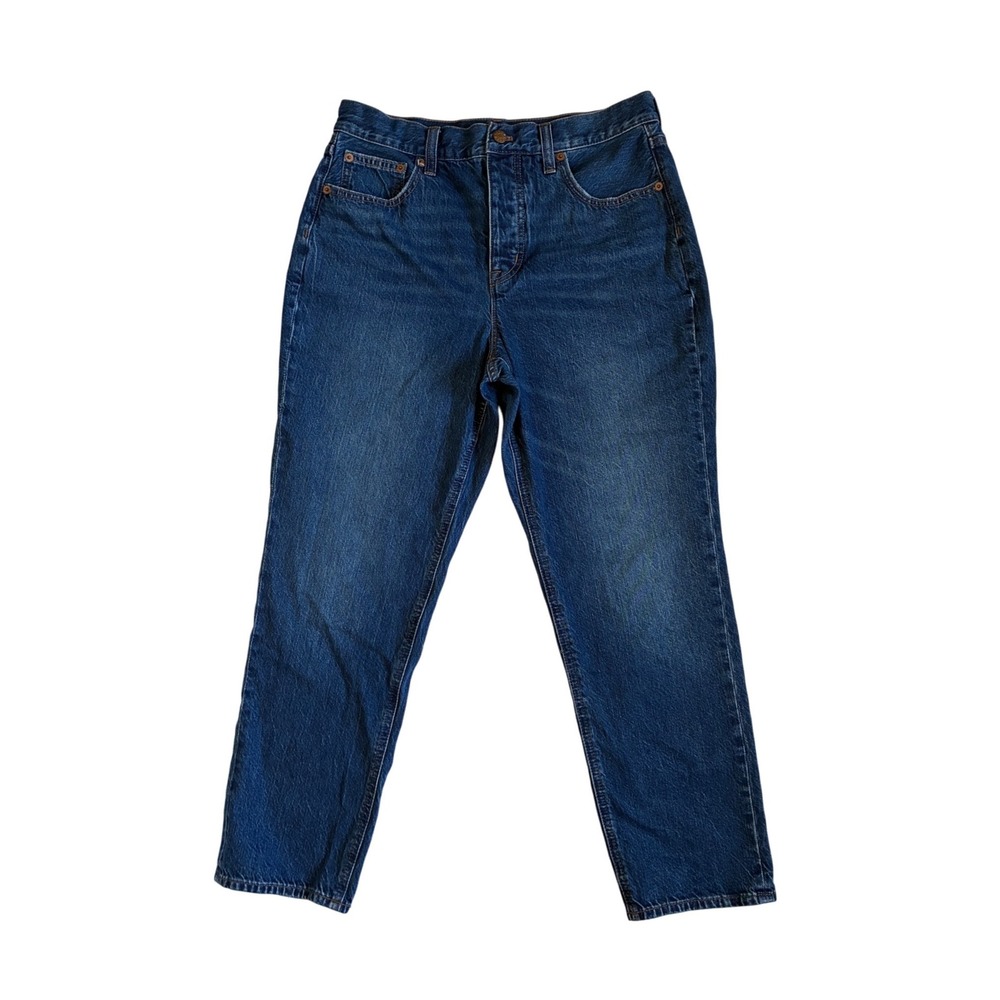 J.Crew Premium Edition Womens 29 High Rise Straight Jeans Dark‎ Wash BX528